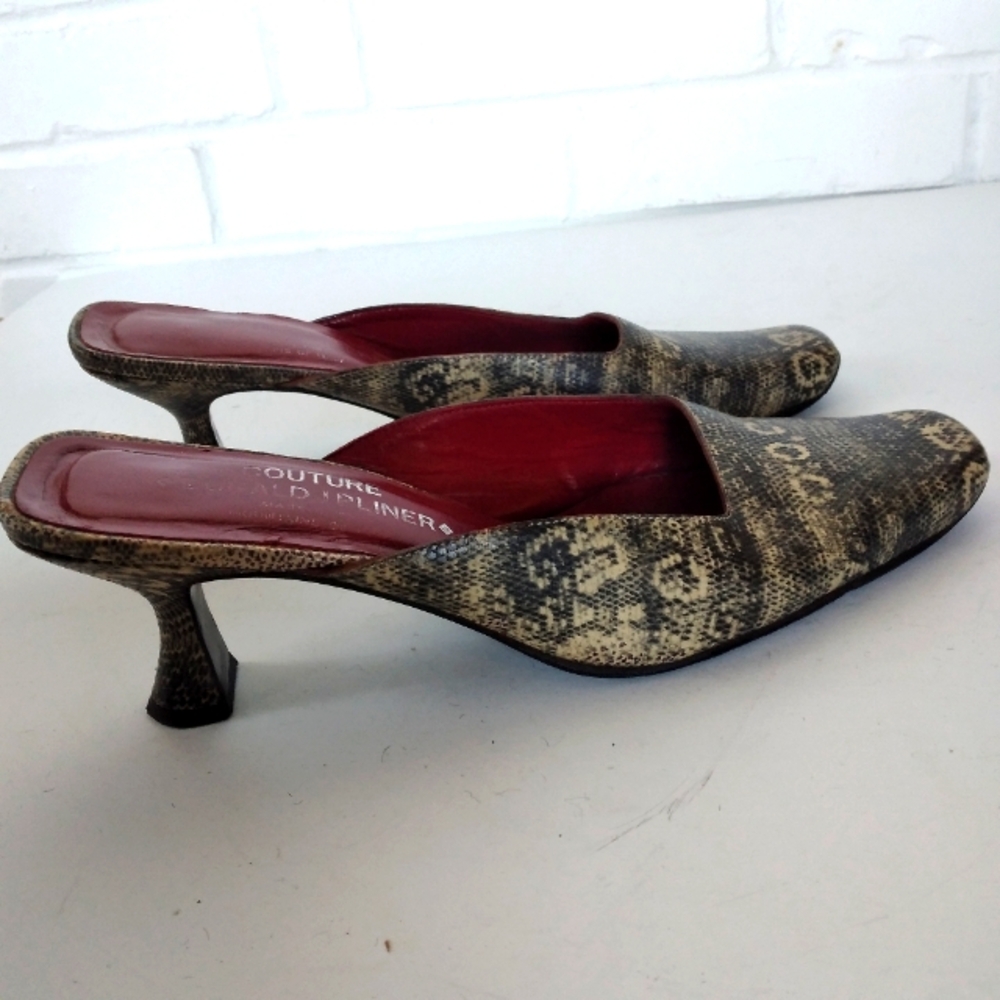 Donald Pliner Snake Design Heels 8.5 - image 1
